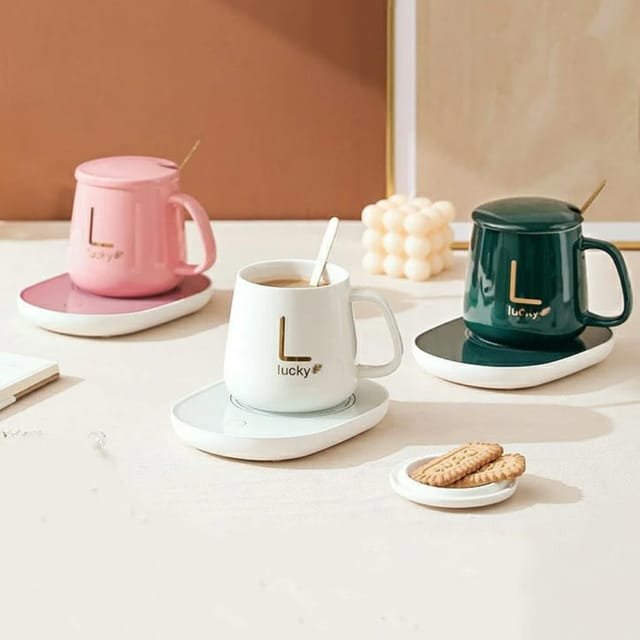 Taza con calentador